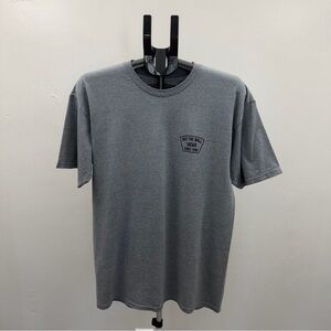 Vans Off The Wall T Shirt Gray Logo Graphic Short Sleeve Skate Streetwear Size L